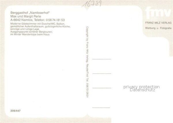 Namlos Berggasthaus Namloserhof – Bild 2