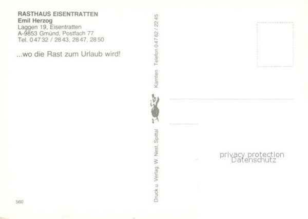 Gmuend Kaernten Rasthaus Eisentratten Gasträume – Bild 2