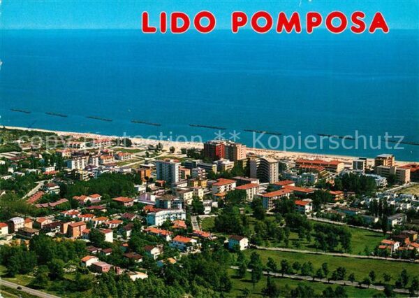 Pomposa Lido Pomposa Fliegeraufnahme