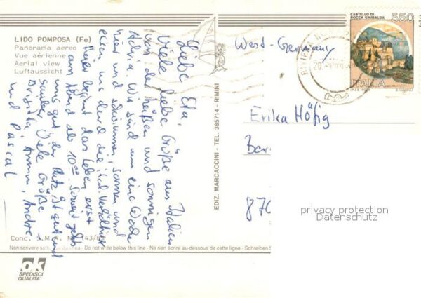 Pomposa Lido Pomposa Fliegeraufnahme – Bild 2