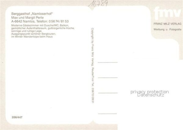 Namlos Berggasthaus Namloserhof – Bild 2