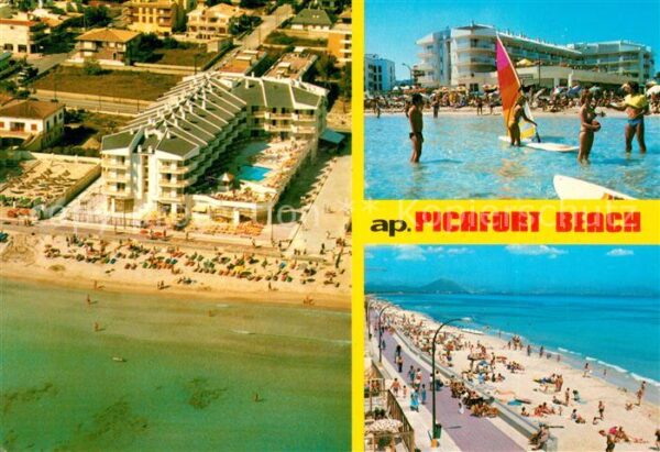 Can Picafort Mallorca Fliegeraufnahme Apart Picafort Beach St