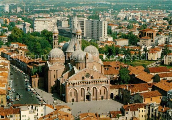 Padova Fliegeraufnahme mit Basilika des Santo