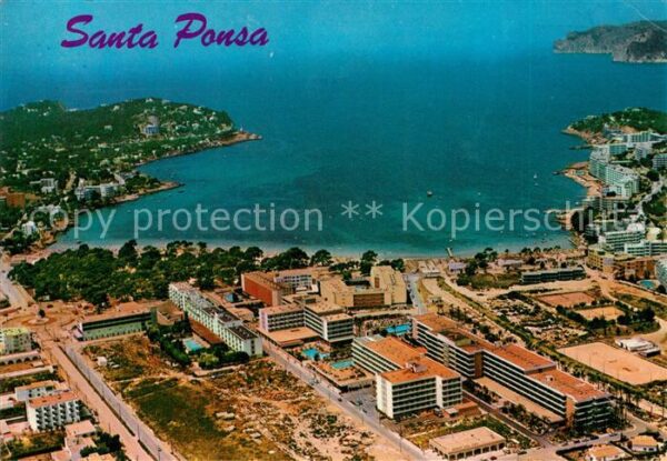 Santa Ponsa Mallorca Islas Baleares Fliegeraufnahme