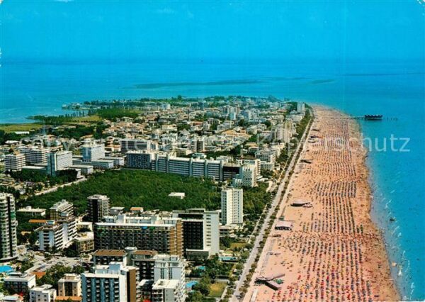 Lignano Sabbiadoro Fliegeraufnahme mit Strand