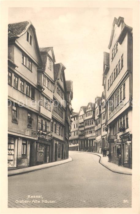 Kassel Graben Alte Häuser