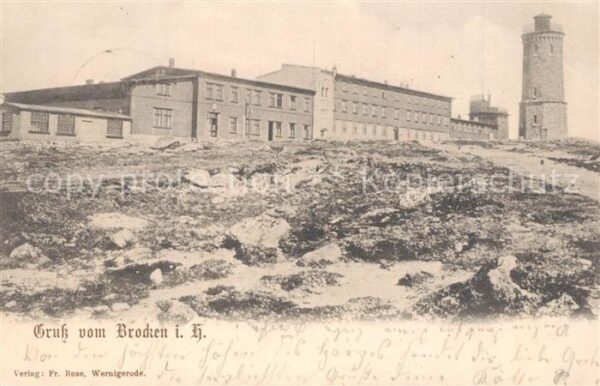 Brocken Harz Brockenhaus Aussichtsturm