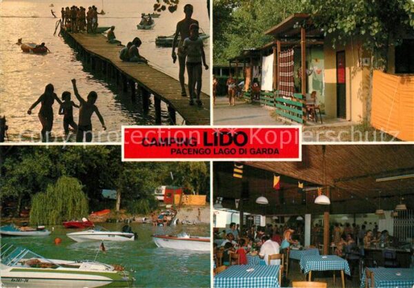 Pacengo sul Garda Camping Lido Restaurant Badesteg Gardas