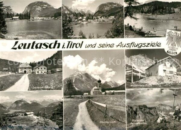 Leutasch Seen der Umgebung Rauthhütte Gipfelkreu