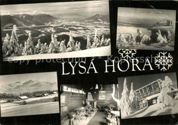 Ostravice Lysa Hora Beskiden Talblick Winterlands