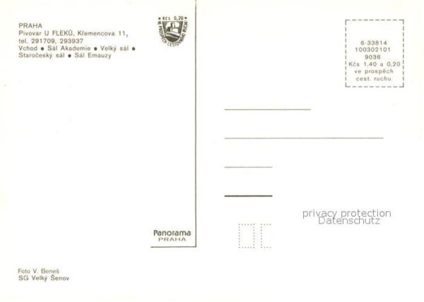 Praha Prahy Prague Pivovar U Flekü Bauereigaststätte Resta – Bild 2
