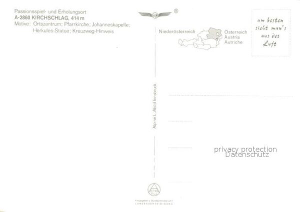 Kirchschlag Buckligen Welt Passionsspielort Fliegeraufnahme Pfarrk – Bild 2