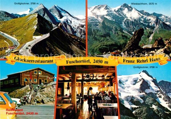 Fusch Grossglocknerstrasse Panoramablick Fuschertörl Bergrestauran