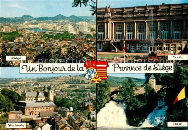 Liege Luettich Teilansichten von Liege Spa Malmedy und
