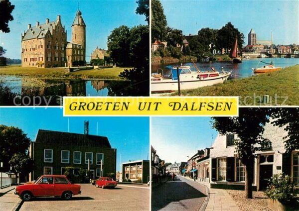 Dalfsen Kirche Kanal Motive Innenstadt