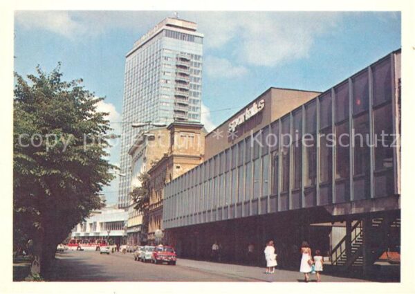 Riga Lettland Kirowstrasse Hochhaus