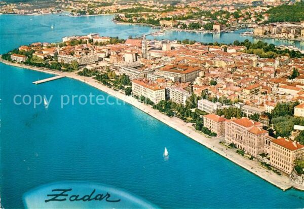 Zadar Zadra Zara Fliegeraufnahme