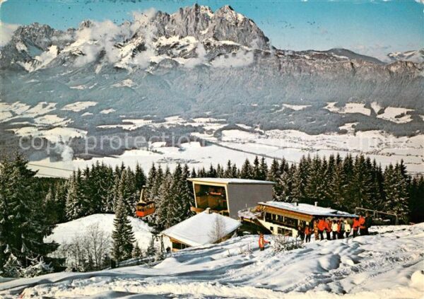 St Johann Tirol Bergstation Angerer Alm mit Wildem Kais