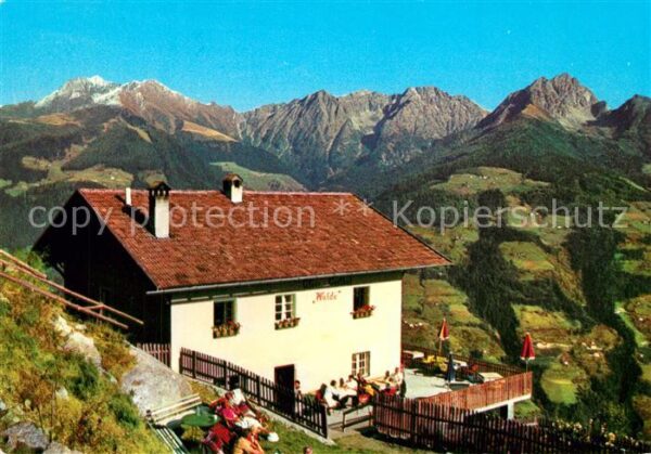 Gfeis Gasthaus Walde Passeiertal Alpen