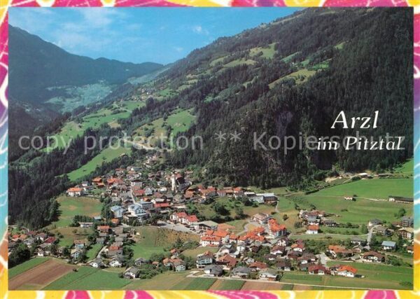 Arzl Pitztal Fliegeraufnahme