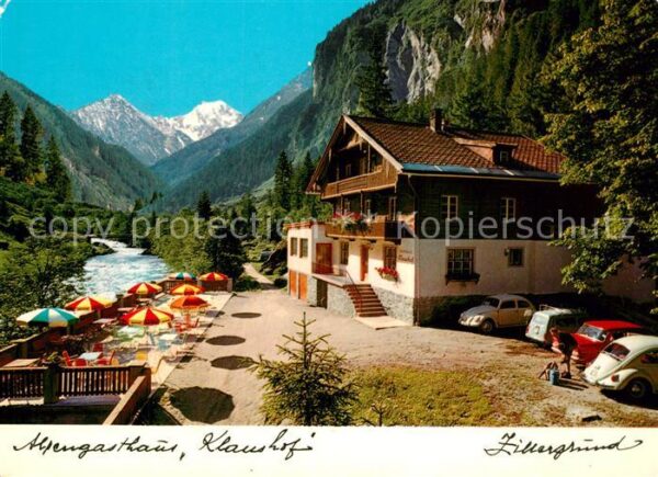 Mayrhofen Zillertal Alpengasthaus Klaushof im Zillergrund Z