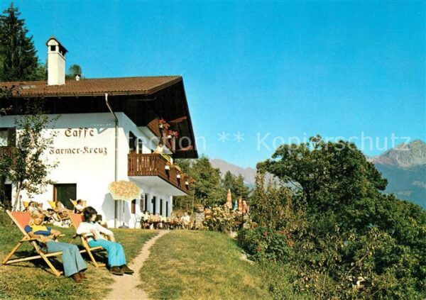 Dorf Tirol Pension Cafe Farmerkreuz Jausenstation