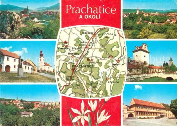 Prachatice Prachatitz Teilansichten Husinec Vlachovo Brezi Ne