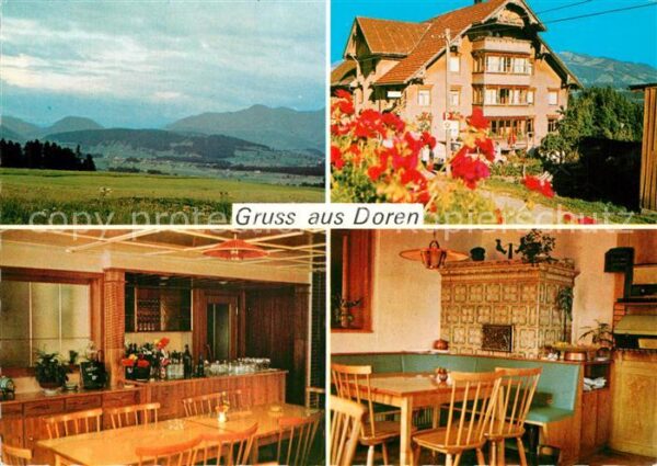 Doren Vorarlberg Gasthof Adler Landschaftspanorama