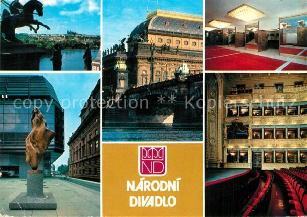 Praha Prahy Prague Narodni divadlo Nationaltheater Saal De