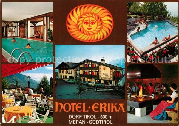 Dorf Tirol Hotel Erika Hallenbad Swimming Pool Son