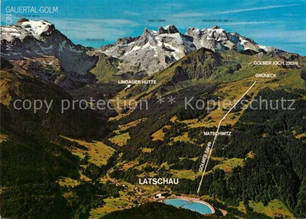 Latschau Tschagguns Gauertal Alpenpark Montafon Hauptkamm R