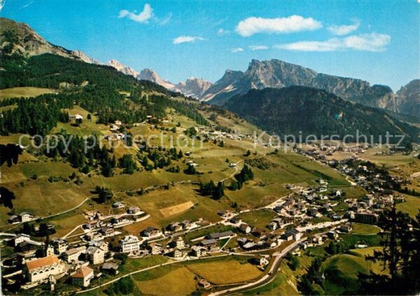 St Christina Panorama Grödnertal Dolomiten