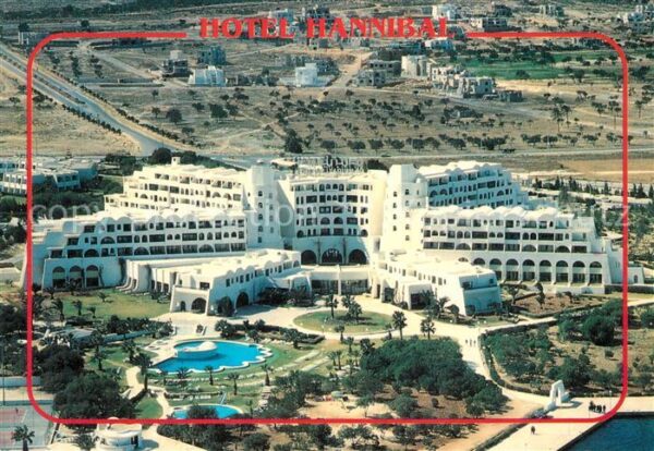Tunis Hotel Hannibal vue aérienne