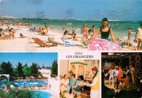 Hammamet Hotel Les Orangers Swimming Pool Strand