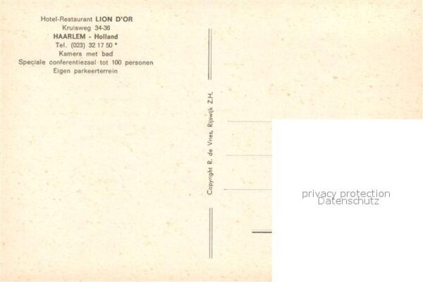 Haarlem Hotel Restaurant Lion d_Or – Bild 2