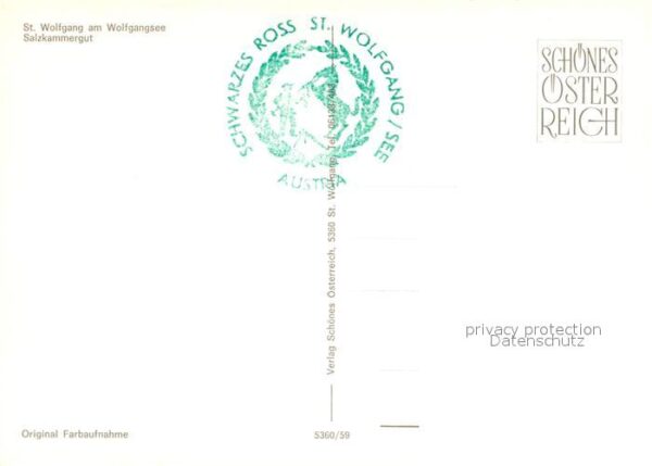 St Wolfgang Salzkammergut Wolfgangsee Fliegeraufnahme – Bild 2