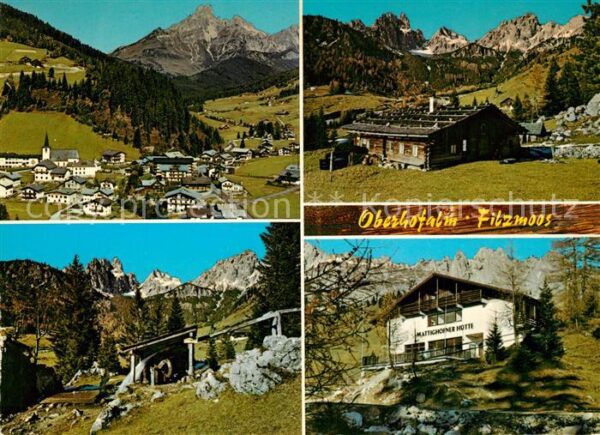Filzmoos Panorama Oberhofalm Mattighofener Hütte