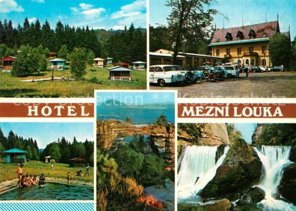 Hrensko Hotel Mezni louka Chatovy tabor Koupali
