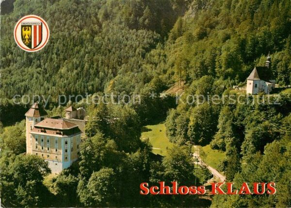 Klaus Pyhrnbahn Schloss Klaus mit Bergkirche Fliegerauf