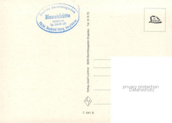 Blaueishuette Berchtesgaden Berghaus Gebirgspanorama Berchtesgadene – Bild 2