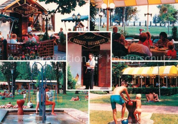 Balatonfuered Korzo Sörkert Restaurant Biergarten
