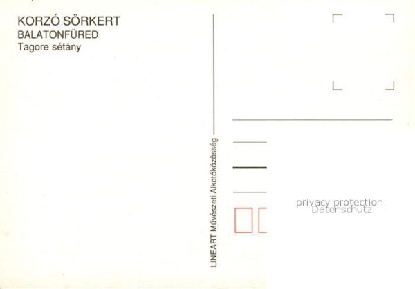 Balatonfuered Korzo Sörkert Restaurant Biergarten – Bild 2