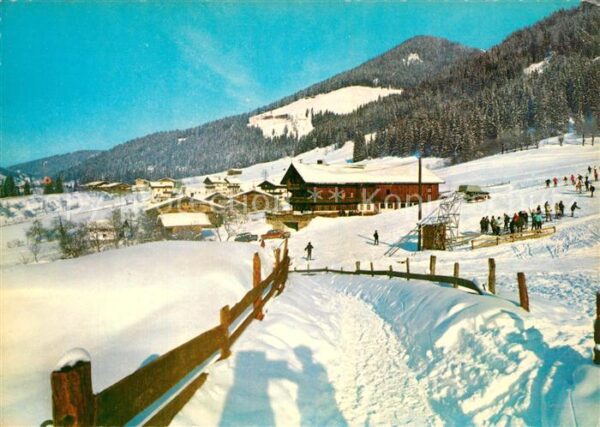 Wildschoenau Tirol Pension Fertingerhof Winterlandschaft A