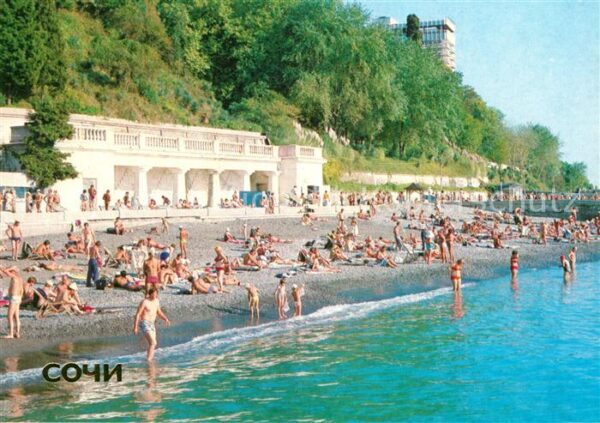 Sochi Sotschi Badestrand