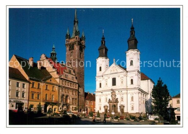 Klatovy Namesti Marktplatz Kirche