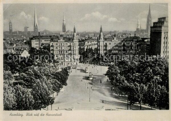 Hamburg Blick auf die Hansestadt