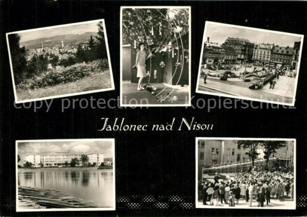 Jablonec nad Nisou Panorama Teilansichten Innenstadt Parti