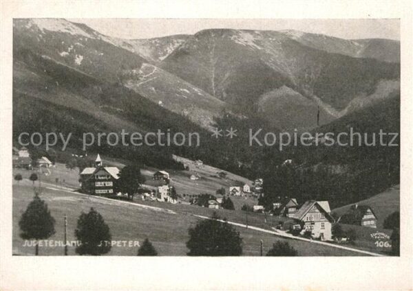St Peter Tschechien Panorama Sudetenland Riesengebirge