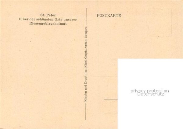 St Peter Tschechien Panorama Sudetenland Riesengebirge – Bild 2