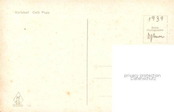 Karlsbad Eger Cafe Pupp – Bild 2